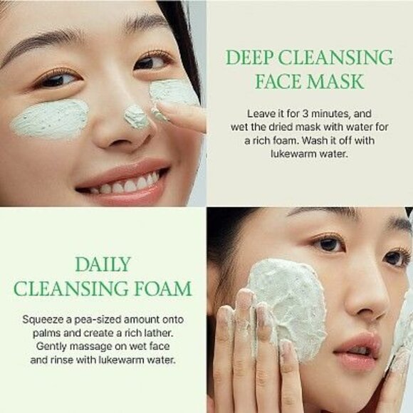 Green Tomato Clay Pack Cleanser 120ml Vegan Skincare For Deep Cleansing & Pore P - Picture 4 of 7